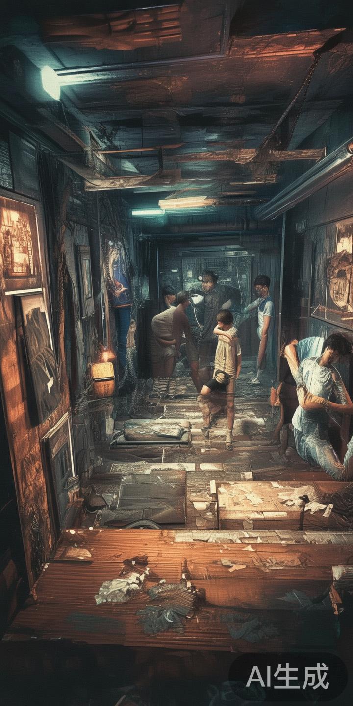 在这场真人逃生游戏中，参赛者们被置于一个看似绝境的